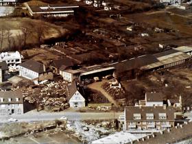 Luftaufnahme des Betriebs in Bochum-Altenbochum aus dem Jahr 1960